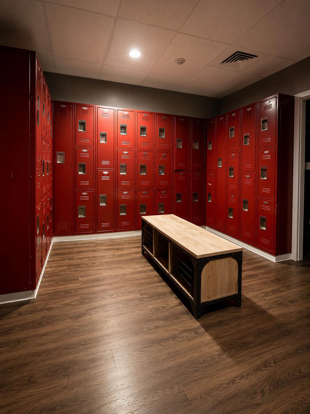 Locker room at Imperium Martial Arts
